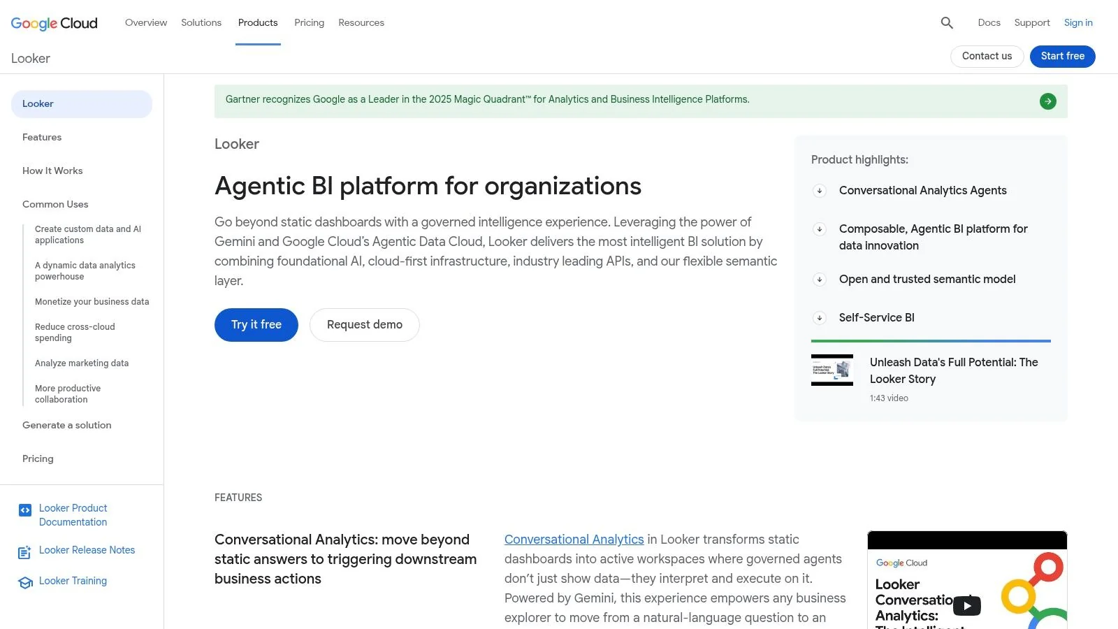 Looker (Google Cloud Looker)