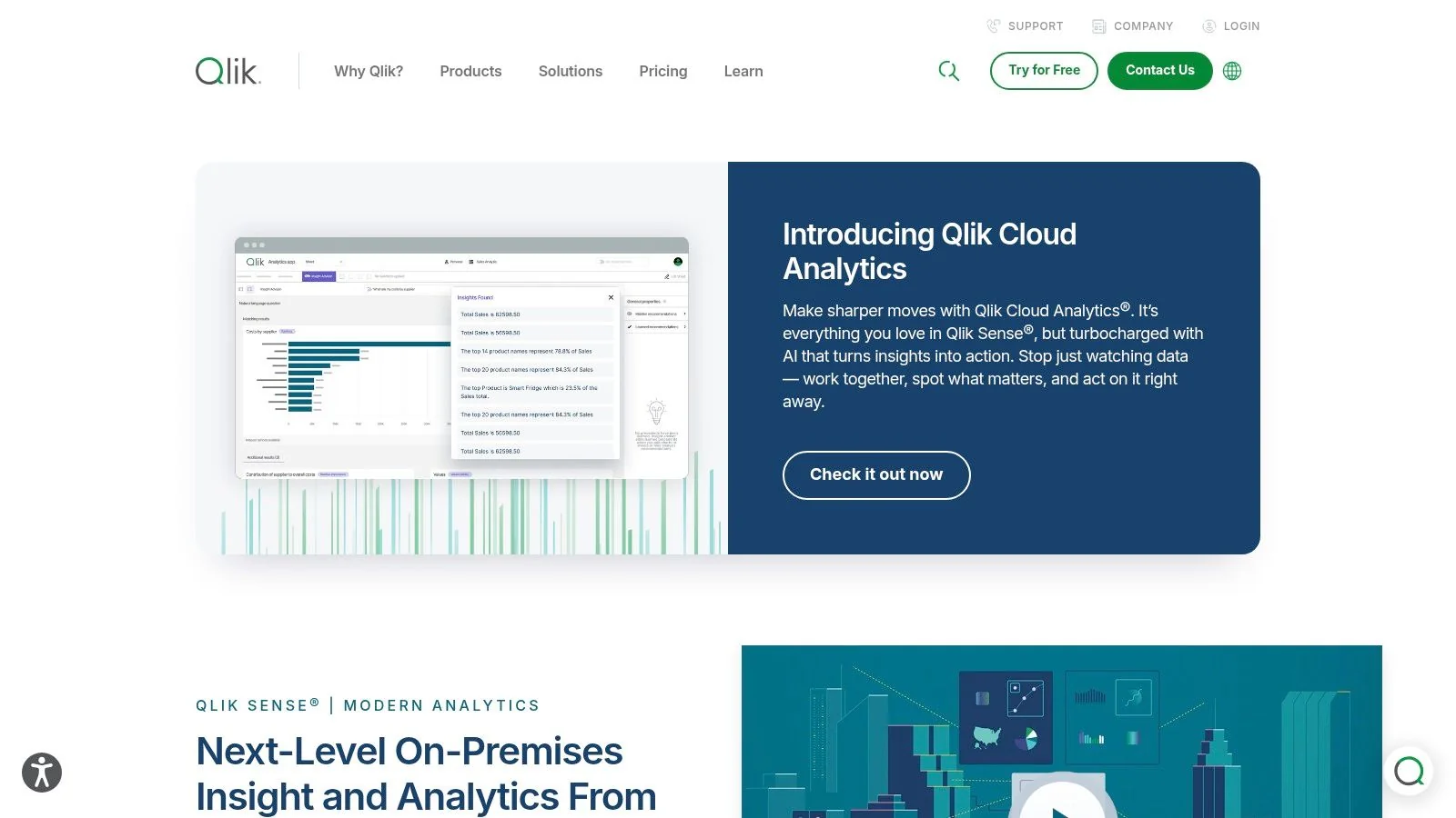 Qlik Sense (Qlik Cloud Analytics and client-managed)